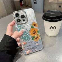 Funda para teléfono 1 funda para teléfono con temática de Año Nuevo 16/15/14/13/12/11 Pro Plus 2025, con textura con revestimiento láser IMD. Incluye una película de lente y ofrece protección contra golpes, lo que lo convierte en un híbrido clásico adecuado tanto para hombres como para mujeres. - Colores mixtos 1 - Ver 4