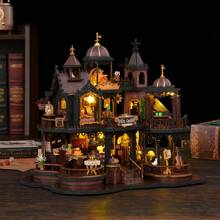 Edinhurgh Architecture Building Block Model, DIY Miniature Kit, Handmade Wooden Craft, Decor For Bedroom, Adults & Teens Christmas Birthday Gift - Multicolor - View 4