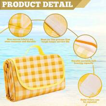 Waterproof Beach Mat Folding Mattress Portable Lightweight Picnic Mat Large Outdoor Camping Mat