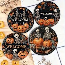 Set de 1/4/6 piezas: Posavasos de barro de diatomeas con estampado de calabaza de Halloween, posavasos de café con motivos florales, decoración multiusos para el hogar y restaurantes, regalos diarios, decoración de mesa, decoración temática para fiestas