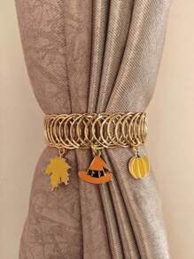 1/2 szt./zestaw metalowych klipsów do zasłon w kształcie gwiazdy i księżyca w stylu vintage, proste klamry do zasłon, odpowiednie do salonu, sypialni, gabinetu, dekoracji domu, prezentów urodzinowych, akcesoriów do zasłon, prezentów na Halloween, dekoracji na Halloween, dekoracji na jesień, dekoracji pokoju, dekoracji ściennych, naklejek ściennych