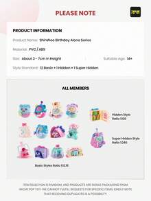 1 件风格随机动漫小雕像餐厅主题玩具，PVC 和 ABS 材质，可爱的桌面装饰人物，完美的万圣节家庭礼物，因其独特的设计而深受喜爱 - 紫色 - 查看 10