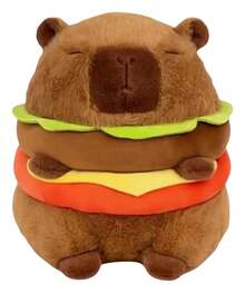Peluche Capibara Hambuerguesa - Café integral - Ver 1