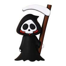 40/10pcs Halloween New Silicone Beads, 3D Stereoscopic With Bat, Ghost, Pumpkin Head And Grim Reaper Patterns - Suitable For DIY Crafts, Jewelry Making, Keychains And Punk Gifts, Halloween Accessories | Gothic Bead Design | Flexible Bead Material