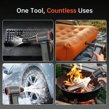 Electric Air Duster, 300000RPM High-Speed Cordless Blower For Barber With Variable Speed & Brushless Motor, Portable Mini Blower For Keyboard, PC, Computer, Replaces Canned Air, Gifts For Men - Black - View 5