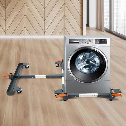 Adjustable Heavy Duty Mobile Base, Mobile Power Tool Bases With 4 Wheels Positioning Belt Extension Rod, Suitable For Small Mechanical Equipment As Well As Home Appliances