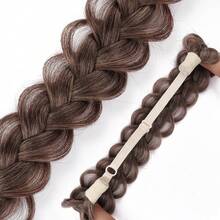 Adjustable Ponytail Hair Band, Synthetic Fiber Braided Wig Hairpiece, Heat Resistant For Women, Suitable For Daily Wear, Party & Gatherings