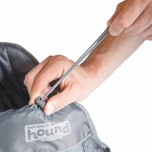 PoochPouch Dog Front Carrier Small Grey