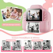 Printable Camera Contains, Take Pictures And Print Pictures, Suitable For Travel, Camping And Outings, Christmas, Halloween, Birthday Gifts For Boys And Girls. Back To School.