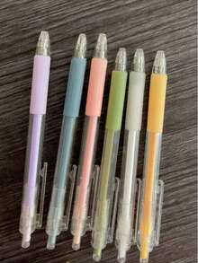 3 Pieces Of Manual Retractable Key Word Cutting Knife And Pen - Morandi Craft Tool, With Replaceable Blades Suitable For Scrapbooking, Business Card Printing, DIY Paper Art, Scrapbooking Supplies, Precision Cutting Tools, Ergonomic Design, (Color And Style Random) - Multicolor - View 11