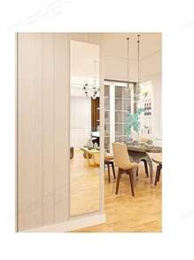 8pcs Acrylic Square Mirror Wall Stickers - Self-Adhesive, No Power Needed, Suitable For Home Gym, Bedroom Vanity And Decoration