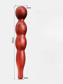 1 Set Natural Wooden Massage Stick - Multi-Functional Wooden Massage Tool For Relaxation, Fatigue Relief, Foot Soothing, Serves As Gua Sha Tool For Full Body Massage - Multicolor - View 13
