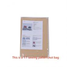 Rucksack Nähmuster, Damen Handtaschen Näh Muster im Maßstab 1:1, stilvolle Handtasche Muster, perfekte Nähvorlagen für handgefertigtes Taschenbasteln - das ideale, anfängerfreundliche Geschenk für Nähbegeisterte