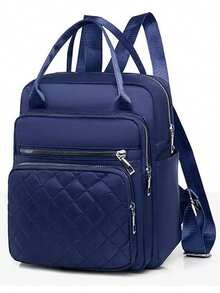 牛津布双肩包 - 新款轻便百搭时尚休闲女士背包 - 彩色 - 查看 7