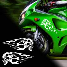 Universal Motorcycle Fuel Tank Flame Totem Sticker - one-size - View 2