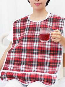 Waterproof Adult Bibs For Eating,Oversize Bib Apron For Elder People,Mealtime Drool Bib, Neck Wrap Cloth For Feeding - Multicolor - View 4
