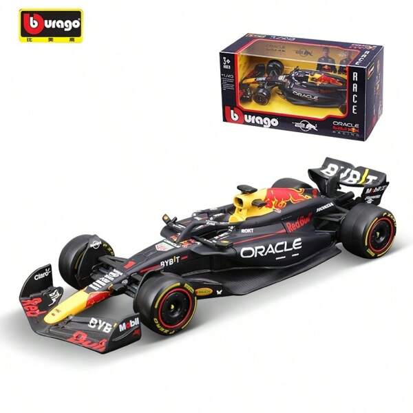 Burago BURAGO 1:43 Scale Diecast Red Bull Racing F1 Car Model, Collectible Toy Car, Sliding Car Model, Birthday Gift For Boys