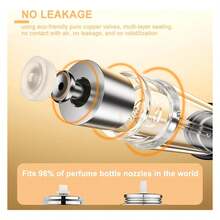 5ML Perfume Travel Refillable Dispenser,Portable Sprayer, Empty Travel Spray BottleMatte Black - 彩色 - 查看 3