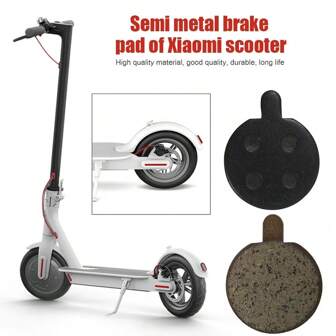 Electric Scooter Disc Brake Pads Replacement Compatible With Xiaomi M365 Pro/Pro2, 1 Set