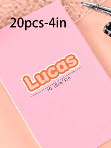 100/50/20/10/1 Pc Customized Name Personalized Stickers - Cartoon Font - Colorful And Variegated Personalized Laptop Stickers, Water Bottle Name Stickers - Suitable For Holiday Gifts, Daily Decorations, Notebook Stickers, Candy Baking Packaging Bag Decorations, School Supplies, Back To School, Multi-Functional, Ornamental, Reusable, Modern, Colorful, Cute, Vintage, Cartoon, Kawaii, Custom, Personalized, Unique, Customized, Workers, Clients, Students, For Business/Work/ Office, For School, Desert Fall Cozy