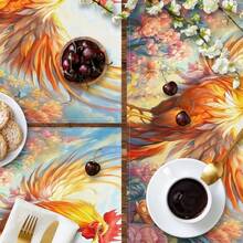 4/6pcs Placemats, 12.6x16.5inch Colorful Rooster Placemat For Festive Kitchen And Dining Room Decor, Vibrant Bird Design Table Mat For Holiday Celebrations Table Decorations - 32x42cm(12.6x16.54in) - View 7