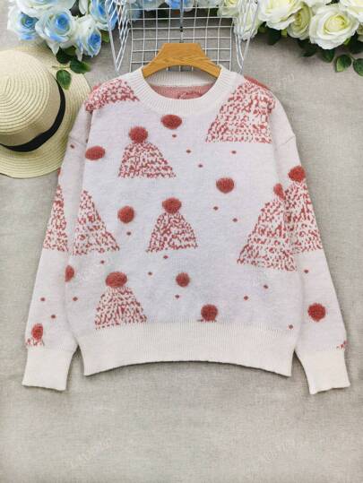 Women/Girls Casual Pullover Knitted Sweater