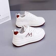 Women Casual Athletic Shoes - 白紅 - 查看 5