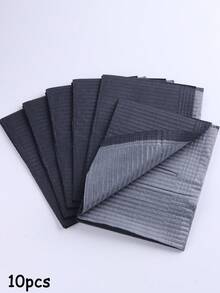 10/100片装防水美甲贴纸，三层可折叠一次性美甲练习垫，美甲沙龙专用（多种颜色可选） - 彩色 - 查看 18