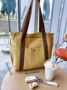 1-pak dużej pojemności retro przenośna torba do przechowywania z płótna, niezbędna do podróży na świeżym powietrzu i przechowywania na kempingu, odpowiednia do pracy, podróży, wielofunkcyjna, wielofunkcyjna, duża pojemność, lekka, praktyczna, rocznicowa, wakacyjna, odpowiednia do użytku na zewnątrz/dojazdów do pracy/podróży/szkoły/wycieczek/sportu/zakupów/codziennego użytku