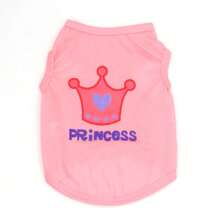 5pcs Breathable & Comfortable Pet Summer Vest, Polyester Knitted, Suitable For Small To Medium Dogs And Cats