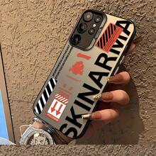 Etiqueta Japonesa Creativa para Samsung S25, S24, S23, S22, S21, S20 FE Ultra Plus 4G 5G, Funda de Teléfono con Cubierta Trasera Mate a Prueba de Golpes. - Colores mixtos - Ver 2