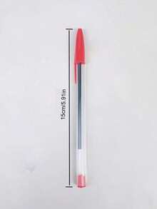 6-15pcs Blue, Red, Black Cristal Pens BIC Ballpoint Pen, Medium Point (1.0mm), School OFFICE Supplies For Student Teacher, School Supplies, Back To School - 均碼 - 查看 3