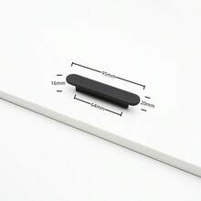 Tiradores de gabinete de aleación de zinc moderna, manijas de puerta de muebles con forma de T de estilo, tiradores sólidos de metal para cajones, herrajes para armarios