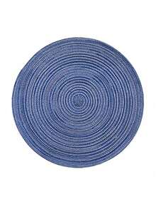 1/2/4/8 szt. Okrągłe tkane podkładki PP, proste różowe okrągłe podkładki na stół do jadalni, zmywalne, antypoślizgowe, odporne na ciepło podkładki na stół do jadalni w domu, restauracji, dekoracji imprezowych, stołu kuchennego w stylu boho, do wnętrz i na zewnątrz, na kemping, wesele, Walentynki - Różowy - Zobacz 9