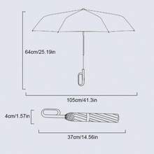 Payung Kait Cincin Otomatis, Penggunaan Ganda untuk Matahari dan Hujan, Perlindungan UV, Serbaguna untuk Luar Ruangan, Portabel untuk Perjalanan - MultiWarna - View 2