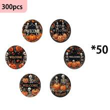 Set de 1/4/6 piezas: Posavasos de barro de diatomeas con estampado de calabaza de Halloween, posavasos de café con motivos florales, decoración multiusos para el hogar y restaurantes, regalos diarios, decoración de mesa, decoración temática para fiestas