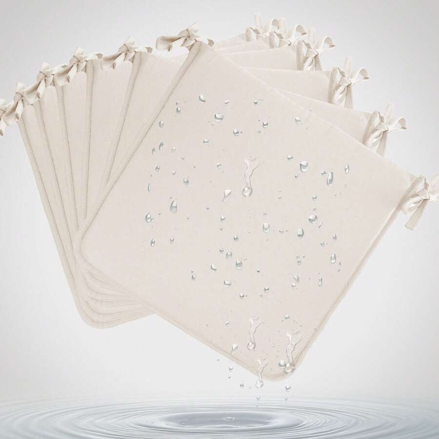 Chair Covers & Cushions - White Bias - View 1