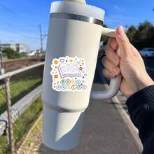 3-Inch "Bookaholic" Sticker - Whimsical Book - Themed Vinyl Sticker With Colorful Floral & Book Illustration For Laptops, Notebooks, Water Bottles, Reading Nooks, And Book Lover Spaces | Great For Bibliophiles, Bookworms, Literary Enthusiasts, And Cute Decor Fans | Perfect For Showcasing Book Fandom, Adding Playful Flair, And Celebrating Reading Magic | Charming Sticker For Book - Related Adventures, Cozy Reading Vibes, And Whimsical Decor