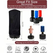 Standing Punching Bag Cover Outdoor Waterproof Standing Heavy Bag Protective Cover For Boxing Bag YFHL3 - 黑色 - 查看 5