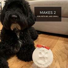 Pet Paw Prints And Handprints Clay, Foot And Hand Mold, Hundred-Day And Full-Moon Gift And Present Footprint Clay