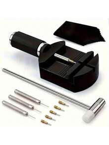 11pcs/Set Black Watch Band Repair Tool Kit - Black - View 1