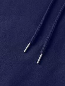 男士夏季时尚百搭休闲简约字母印花连帽背心