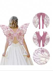 Adult Party Butterfly Wings Performance Props Holiday Show Fairy Wings, New Fabric Design Halloween