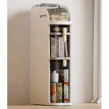 4-Tier Movable Storage Rack, Bathroom Kitchen Living Room Bedroom Light Luxury Storage Shelf, Multi-Layer Drawer For Bathroom Essentials (Shampoo, Towels, Soap) - No Metal Tubes Included, Christmas/Halloween Gift Decoration - 3層 - 查看 2