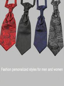 1 pieza Corbata casual de negocios para hombres con estampado geométrico de 2.76 pulgadas, adecuada para uso diario, eventos, exteriores, trabajo, fiestas, vacaciones - Accesorio esencial para caballeros de éxito