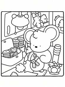 1 本 Comfy Days Coco Cozy 简易涂色书，48 页，可爱生物，蒙特梭利绘画，手绘必备，学校绘画用品，圣诞节、万圣节创意礼物