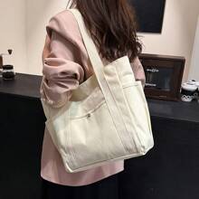 1-pak dużej pojemności retro przenośna torba do przechowywania z płótna, niezbędna do podróży na świeżym powietrzu i przechowywania na kempingu, odpowiednia do pracy, podróży, wielofunkcyjna, wielofunkcyjna, duża pojemność, lekka, praktyczna, rocznicowa, wakacyjna, odpowiednia do użytku na zewnątrz/dojazdów do pracy/podróży/szkoły/wycieczek/sportu/zakupów/codziennego użytku