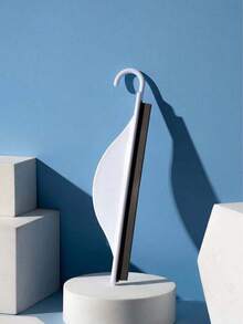 قطعتان (1 كاشطة تنظيف + 1 خطاف لاصق) أداة تنظيف متعددة الوظائف مكشطة صغيرة للأسطح، مكشطة زجاجية للحمام، أداة تنظيف السيليكون، مناسبة لتنظيف زجاج النوافذ والحمام والسيارة، سهلة التشغيل ، أثاث المنزل