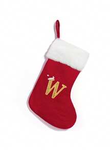 1 件，豪华红色针织圣诞袜，配有超柔软毛绒白色袖口 - 优雅的场景装饰、舒适的房间装饰、节日家居装饰、节日派对装饰和圣诞装饰必备品 - 多色 - 查看 29