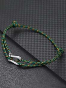 diffone Fashion Handmade 2mm Rope Adjustable Bracelet Charms Stainless Steel Easy Hook Men Bracelet For Men Armband Jewelry - Minimalist Bracelet Style - View 6